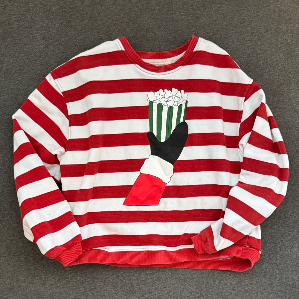 Minimalist Folk Christmas Movies Sweatshirt